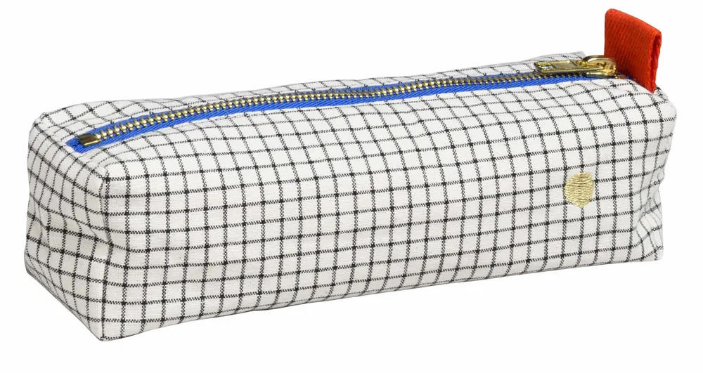 Pochettes - Trousse de bureau Stylo Bleu 6 x 20 x 6 - LA CERISE SUR LE GATEAU