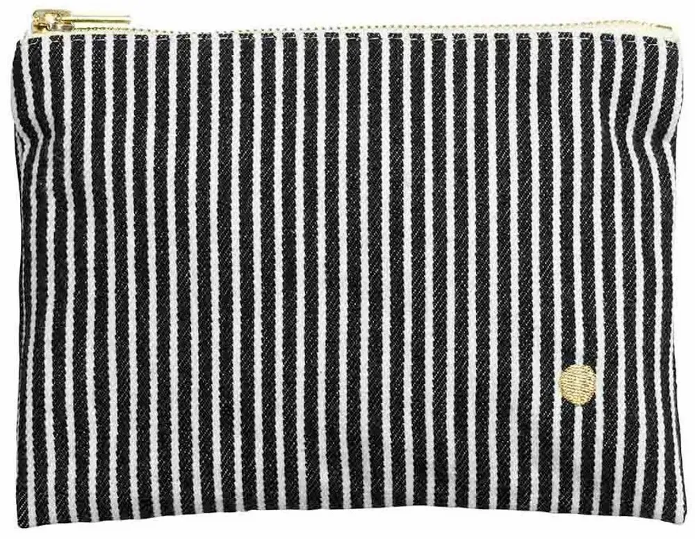 Clutches - Basile Pouch Caviar 14 X 19 X 1 - LA CERISE SUR LE GATEAU