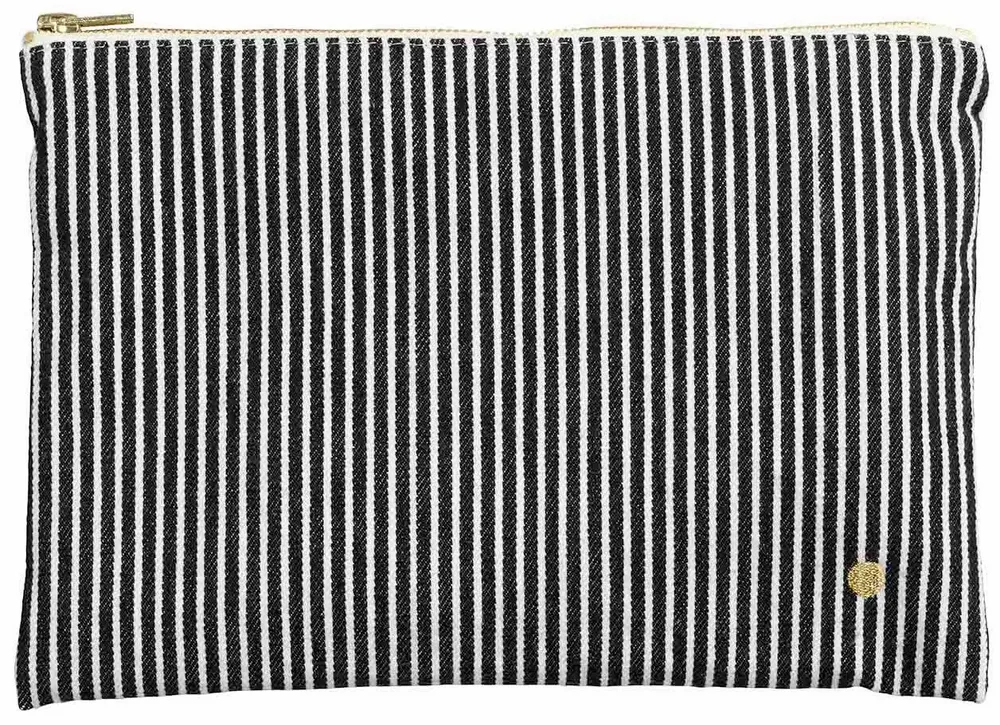 Clutches - Basile Pouch Caviar 19 X 28 X 1 - LA CERISE SUR LE GATEAU