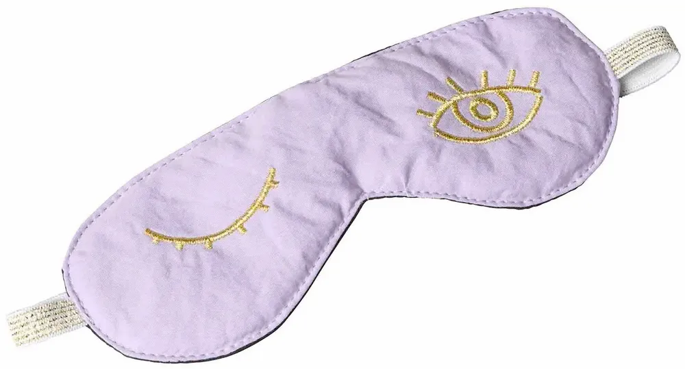 Sleepwear - Eyes Sleep Mask Lilas 8 X 20 - LA CERISE SUR LE GATEAU