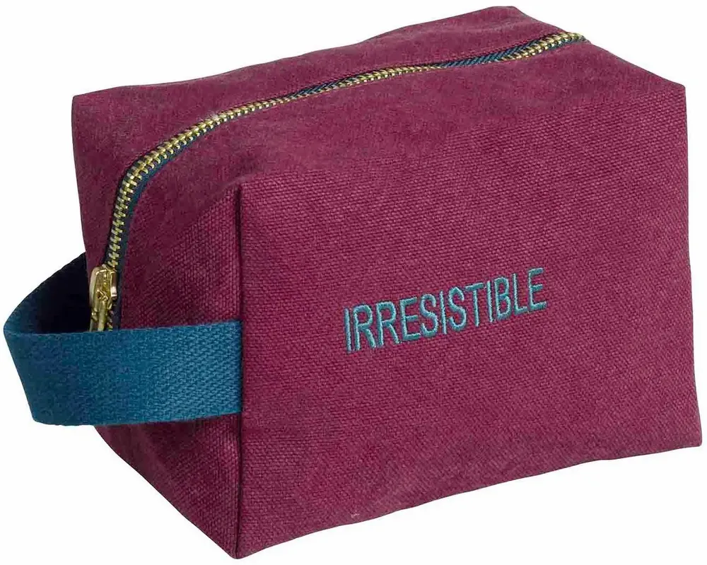 Clutches - Cube Cosmetic Bag Irrésistible Wine S 10 X 16 X 10 - LA CERISE SUR LE GATEAU