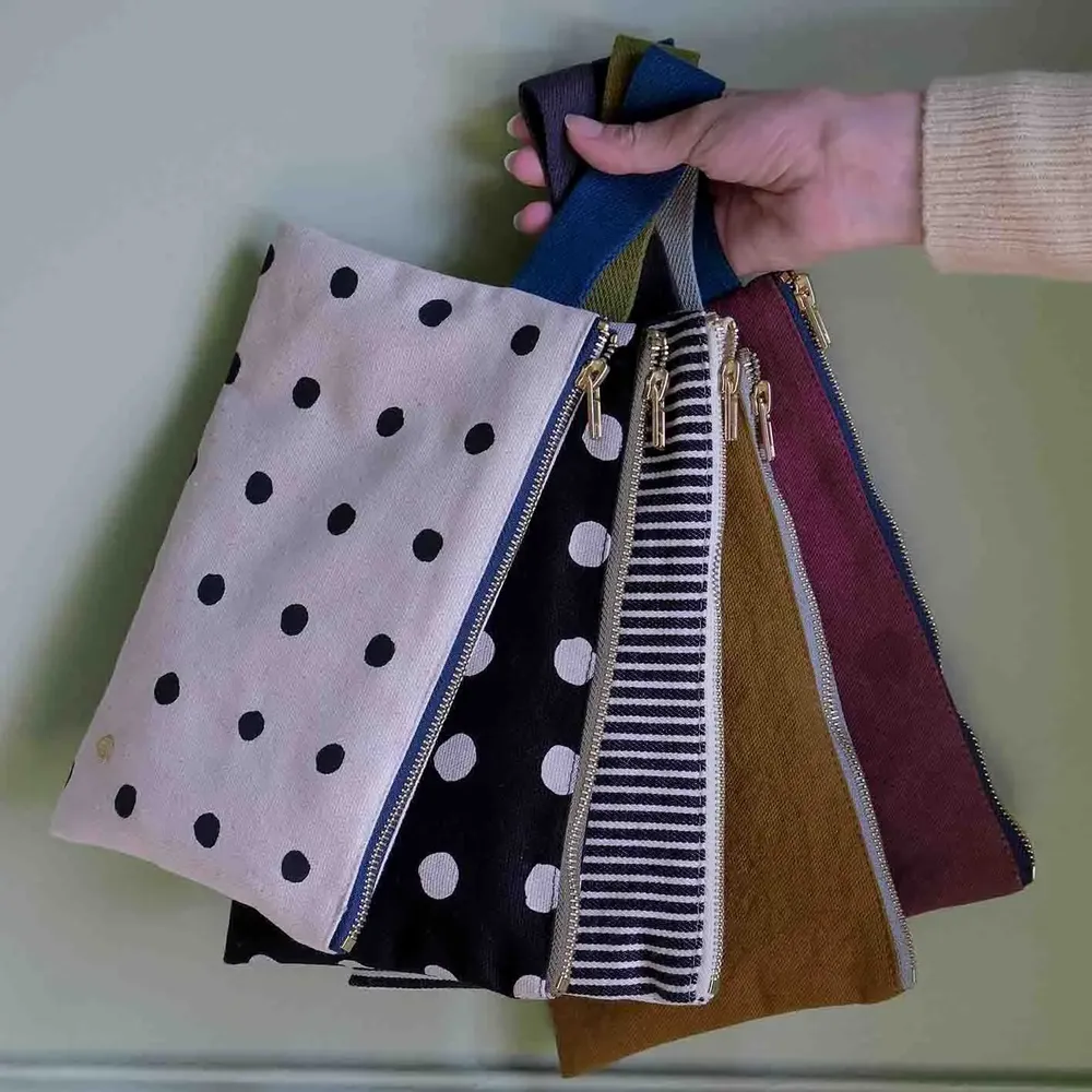 Clutches - Pouch with handle Iona Nuts 14 X 24 - LA CERISE SUR LE GATEAU