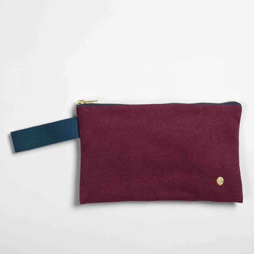 Clutches - Wristlet pouch Iona Wine 14 X 24 - LA CERISE SUR LE GATEAU