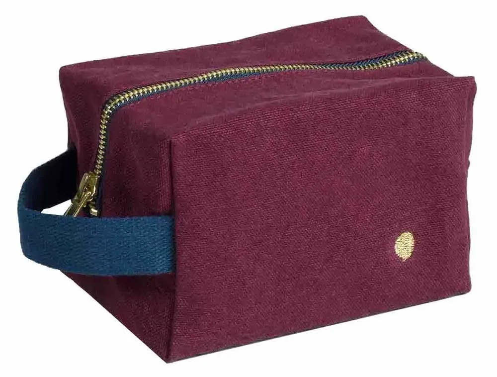Pochettes - Trousse cube Iona Wine S 15,5 x 10 x 10 - LA CERISE SUR LE GATEAU