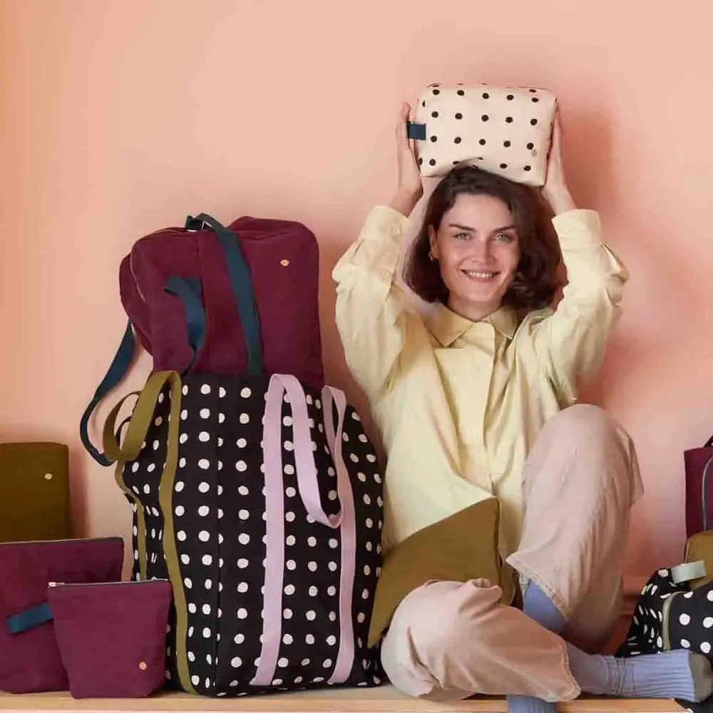 Bags and totes - Iona Travel Bag Wine 30 X 42 X 20 - LA CERISE SUR LE GATEAU