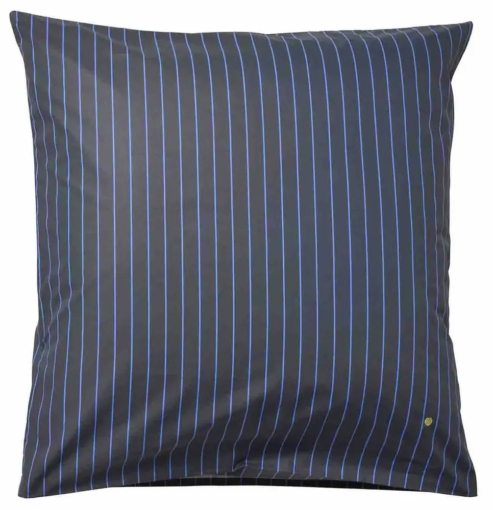 Linge de lit - Taie d'oreiller Line Blue 65 x 65 - LA CERISE SUR LE GATEAU