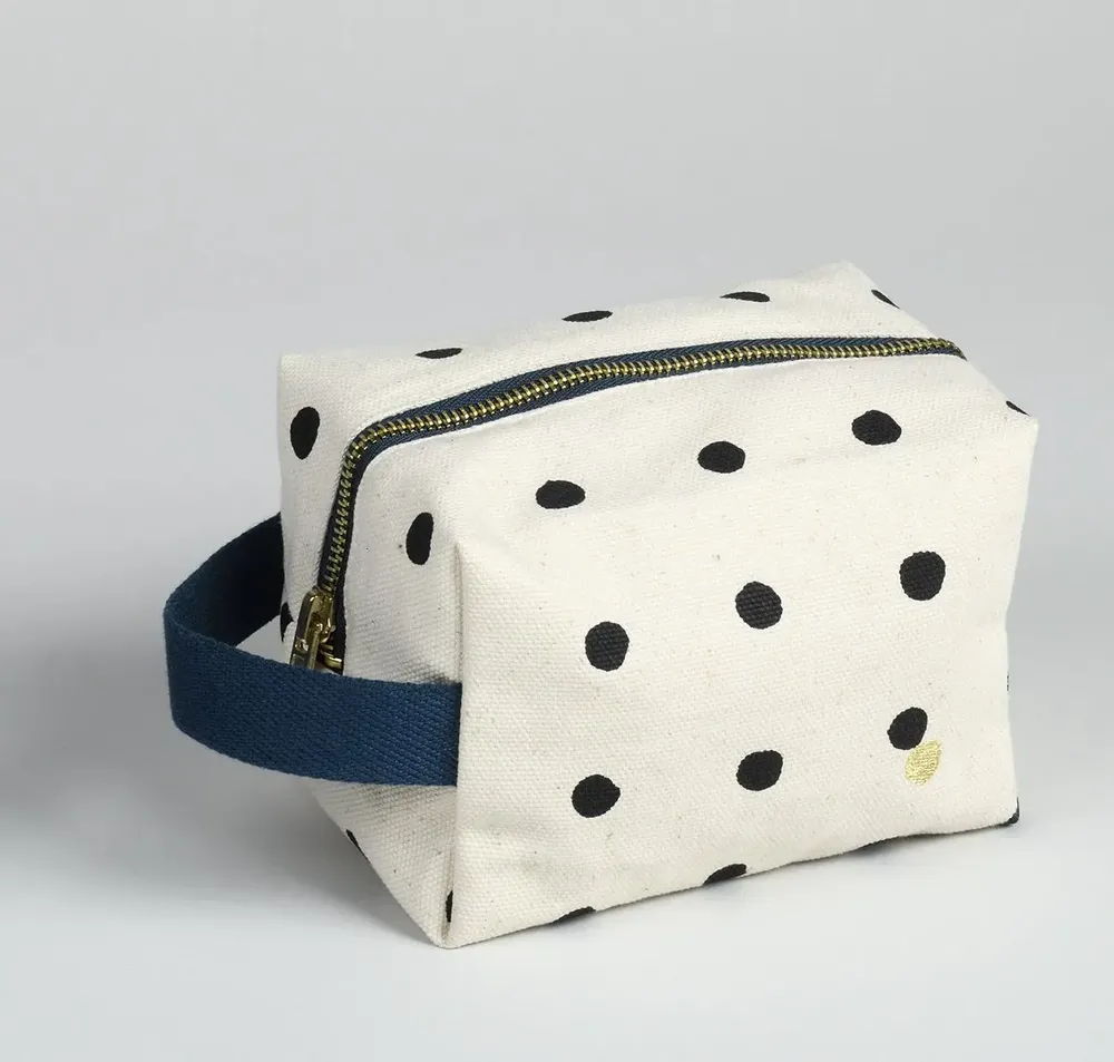 Pochettes - Trousse cube Mio Ecru S 10 x 16 x 10 - LA CERISE SUR LE GATEAU