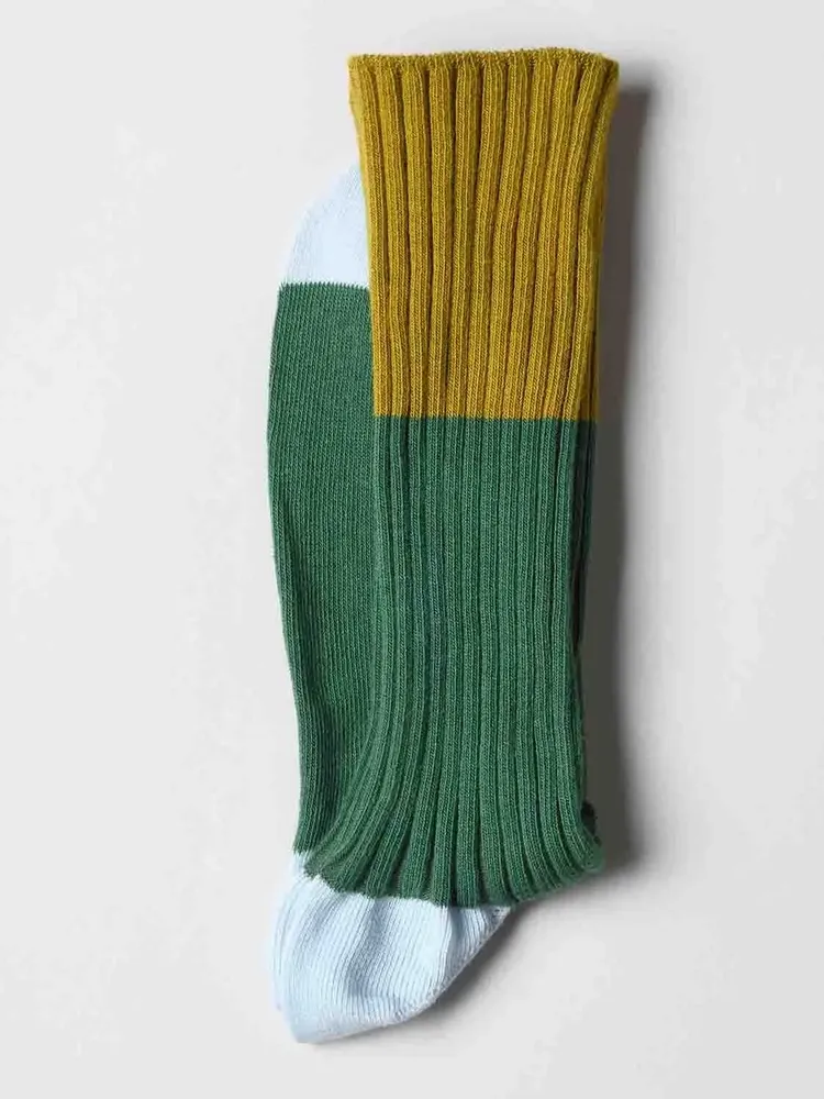 Chaussettes - Chaussettes Yvette Green pea 39/41 - LA CERISE SUR LE GATEAU