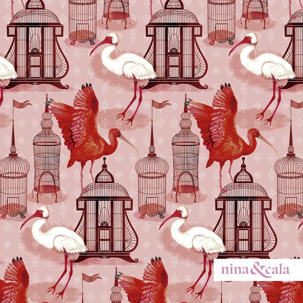 Papiers peints - COLLECTION DE MODÈLES NON MIS EN CAGE - NINA & CALA