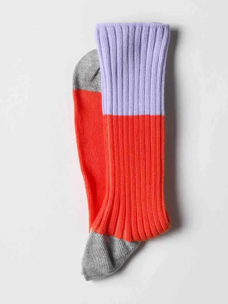 Chaussettes - Chaussettes Yvette Tangerine 36/38 - LA CERISE SUR LE GATEAU