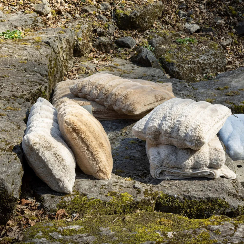 Coussins - Coussin Astrid Grège 40 x 65 - MAISON VIVARAISE - SDE VIVARAISE WINKLER