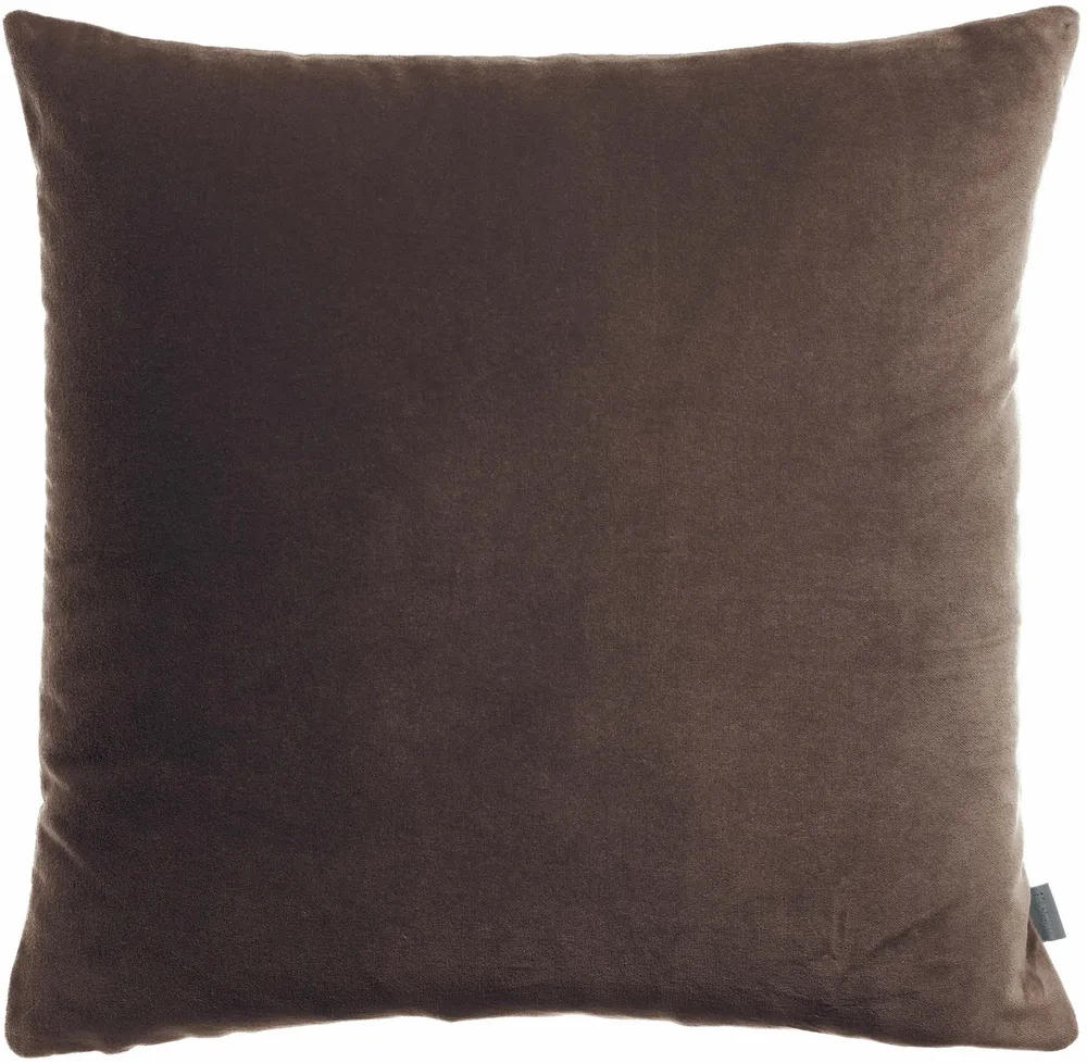 Cushions - Plain Cushion Elise Ébène 45 X 45 - MAISON VIVARAISE - SDE VIVARAISE WINKLER