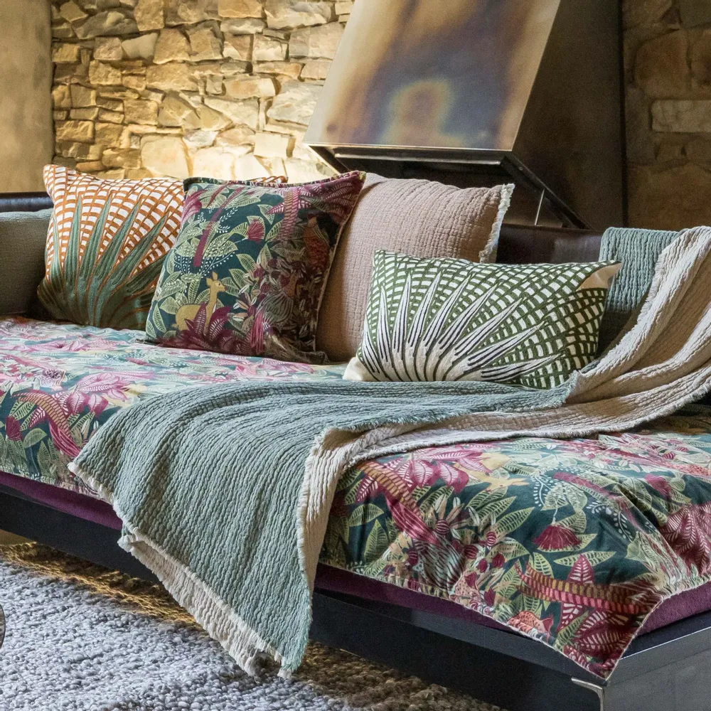 Cushions - Emilio Cushion Cuivre 45 X 45 - MAISON VIVARAISE - SDE VIVARAISE WINKLER