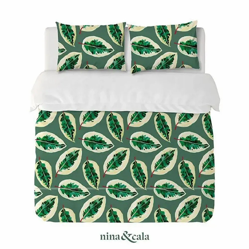 Fabrics - VARIEGATED LEAVES - PATTERN COLLECTION - NINA & CALA