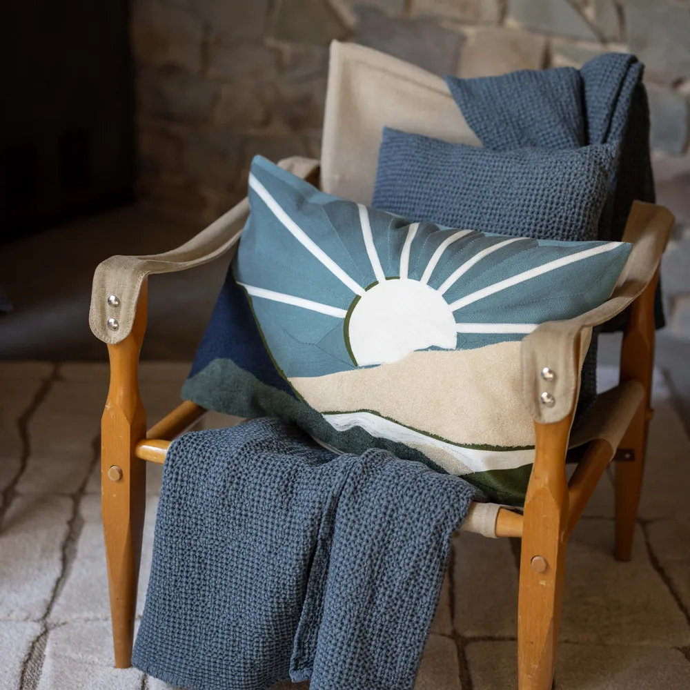 Bed linens - Recycled Throw Maia Plomb 180 X 260 - MAISON VIVARAISE - SDE VIVARAISE WINKLER