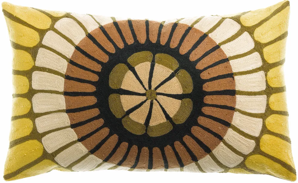 Cushions - Embroidered Cushion Zeno Multico 30 X 50 - MAISON VIVARAISE - SDE VIVARAISE WINKLER