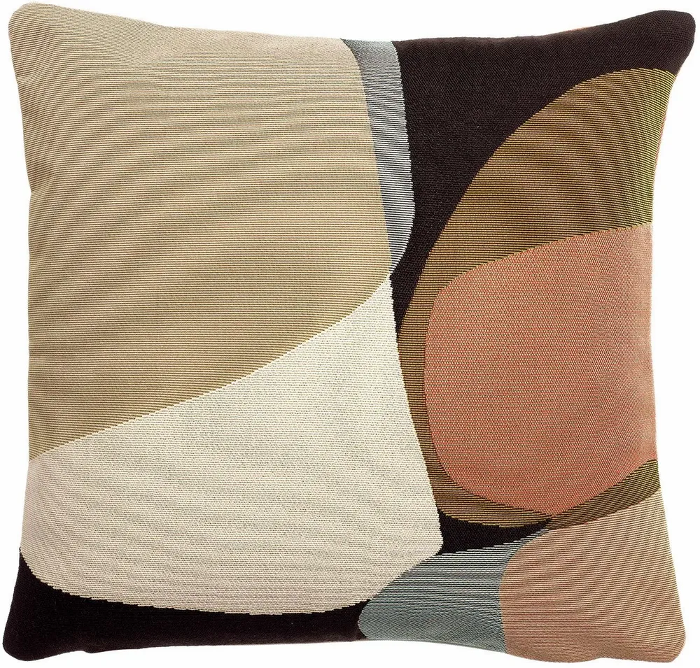 Coussins - Coussin Leana outdoor Moka 45 x 45 - MAISON VIVARAISE - SDE VIVARAISE WINKLER