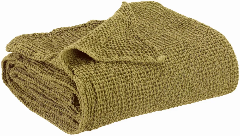 Throw blankets - Recycled throw Maia Cèdre 140 X 200 - MAISON VIVARAISE - SDE VIVARAISE WINKLER