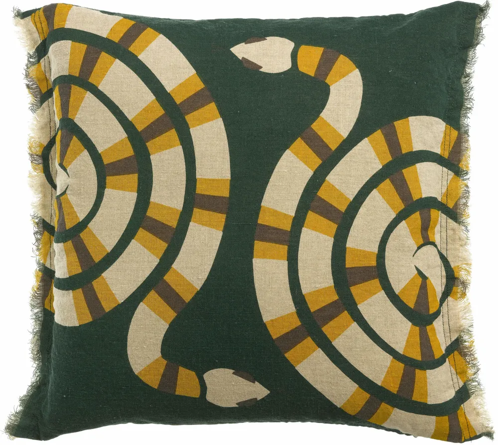 Coussins - Coussin Zeff Yoka Abysse 45 x 45 - MAISON VIVARAISE - SDE VIVARAISE WINKLER