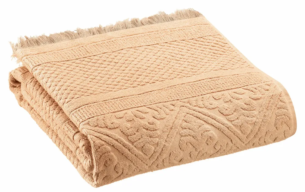 Serviettes de bain - Drap de douche Zoé Poudre 70 x 140 - MAISON VIVARAISE - SDE VIVARAISE WINKLER