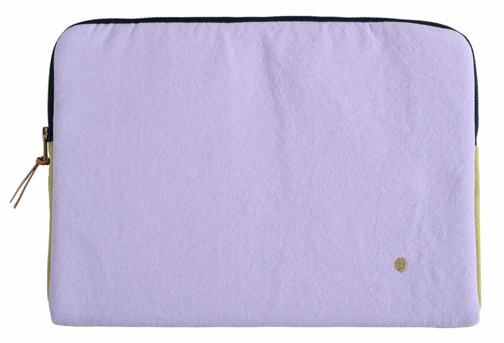 Clutches - Laptop sleeve Tricolo Lilas 13-14"" - LA CERISE SUR LE GATEAU