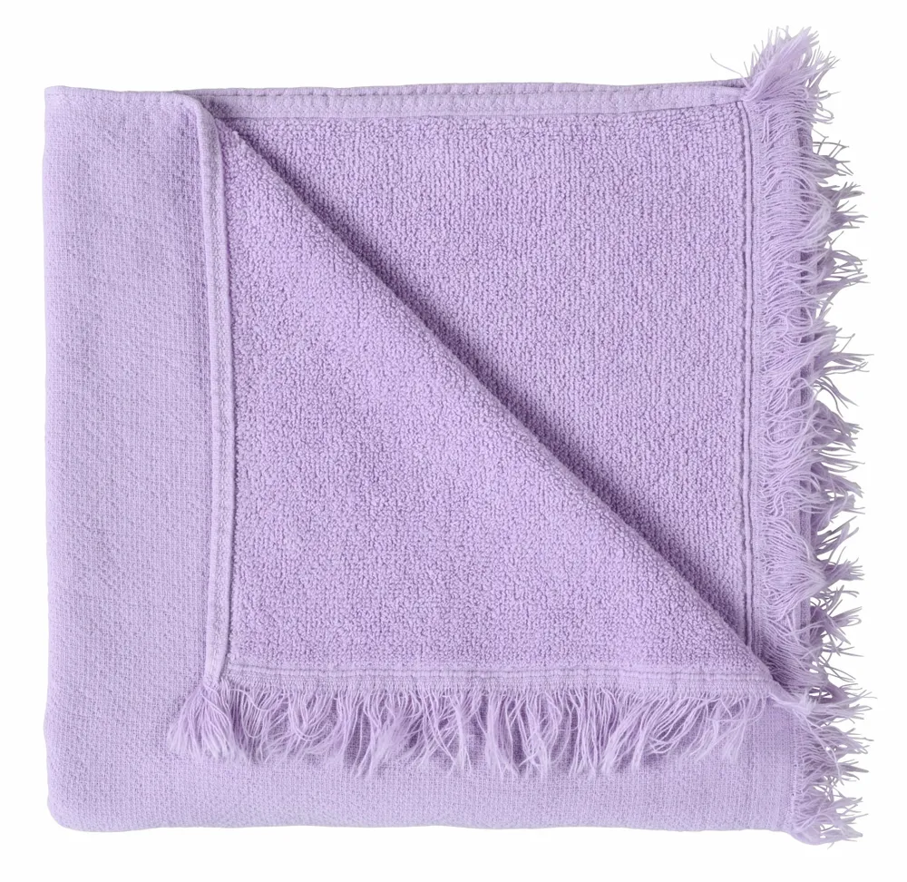Bath towels - Hand Towel Luna Lilas 50 X 100 - LA CERISE SUR LE GATEAU