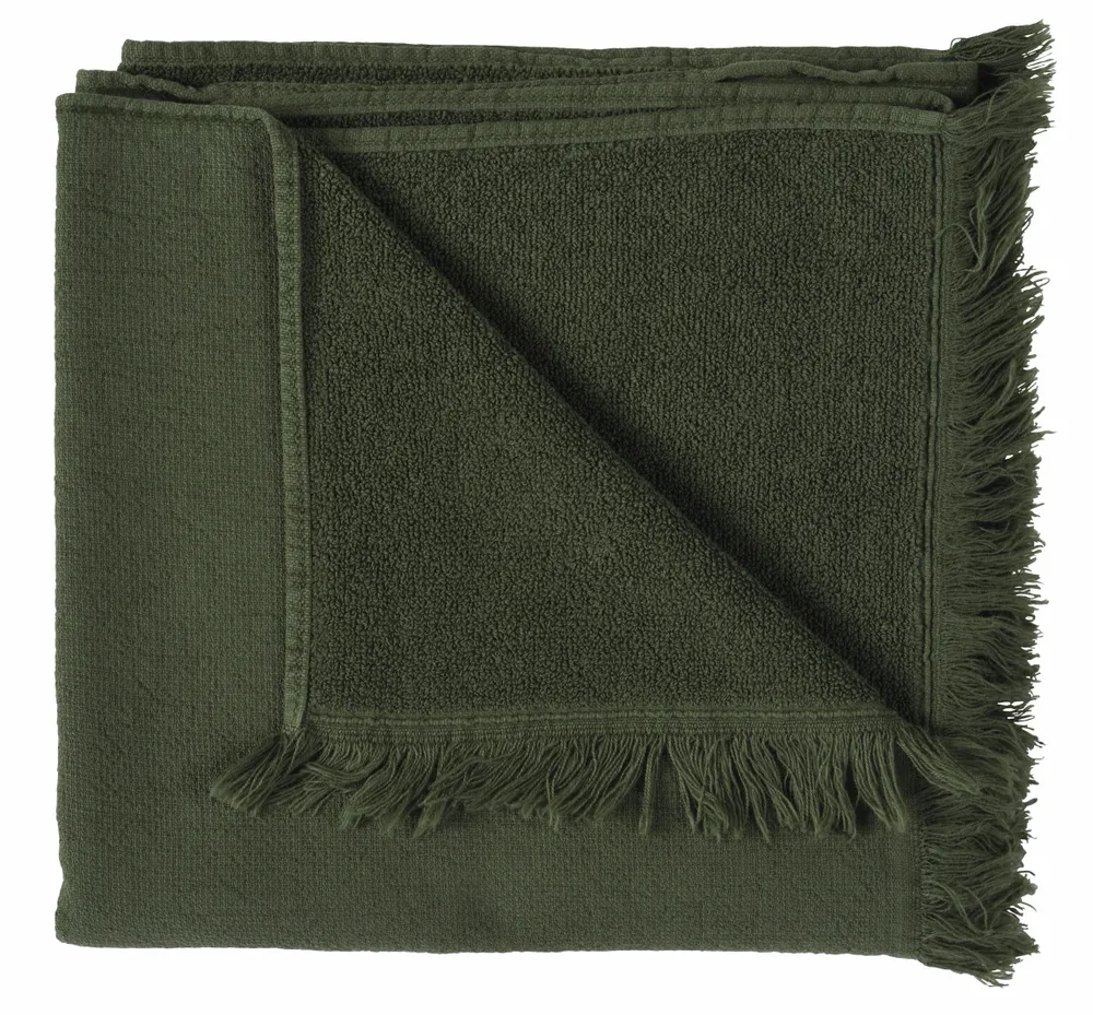 Bath towels - Luna Hand Towel Kale 50 X 100 - LA CERISE SUR LE GATEAU