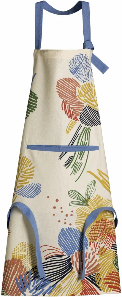 Aprons - Abelia kitchen apron Multico 72 X 85 - MAISON VIVARAISE - SDE VIVARAISE WINKLER