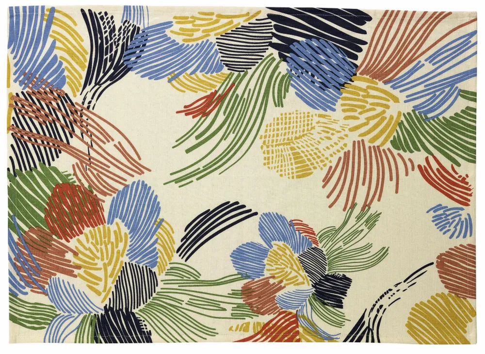 Dish towels - Recycled Tea Towel Abelia Multico 50 X 70 - MAISON VIVARAISE - SDE VIVARAISE WINKLER