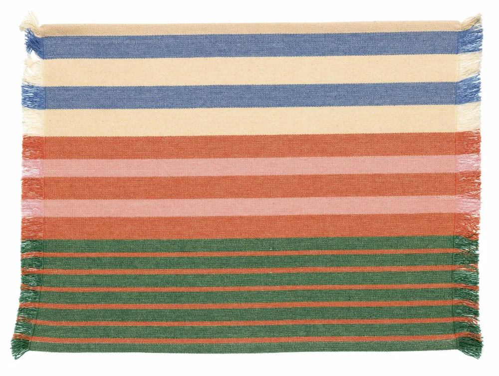 Nappes - Set de table Yuna recyclé Diapre 35 x 45 - MAISON VIVARAISE - SDE VIVARAISE WINKLER