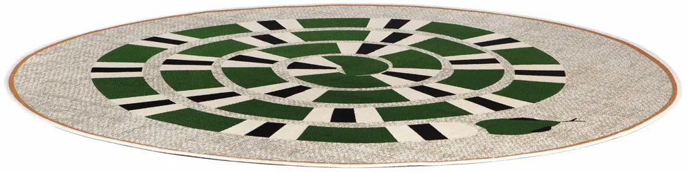 Tapis - Tapis Yoka outdoor Naturel Diamètre 160 cm - MAISON VIVARAISE - SDE VIVARAISE WINKLER