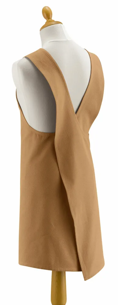 Aprons - Recycled kitchen apron Gen Tabac 120 X 85 - MAISON VIVARAISE - SDE VIVARAISE WINKLER