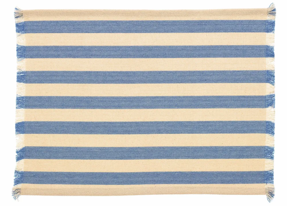 Table cloths - Recycled Placemat Yanis Ciel 35 X 45 - MAISON VIVARAISE - SDE VIVARAISE WINKLER