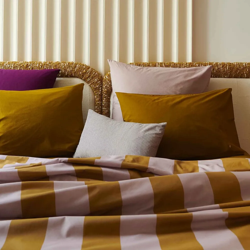 Bed linens - Duvet Cover Malo Poivre rose/Nuts 140 X 200 - LA CERISE SUR LE GATEAU