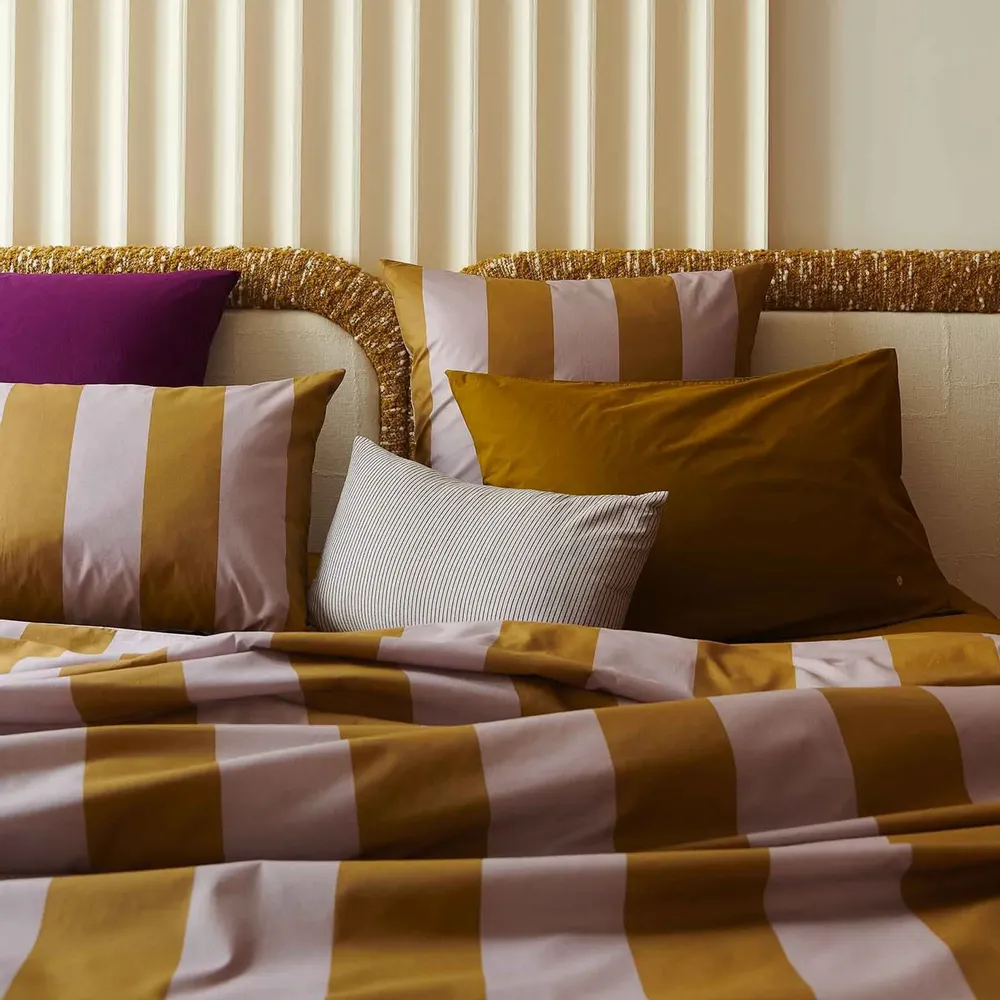 Bed linens - Duvet Cover Malo Poivre rose/Nuts 140 X 200 - LA CERISE SUR LE GATEAU