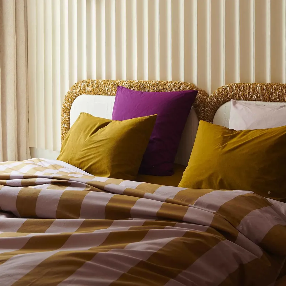 Bed linens - Duvet Cover Malo Poivre rose/Nuts 140 X 200 - LA CERISE SUR LE GATEAU