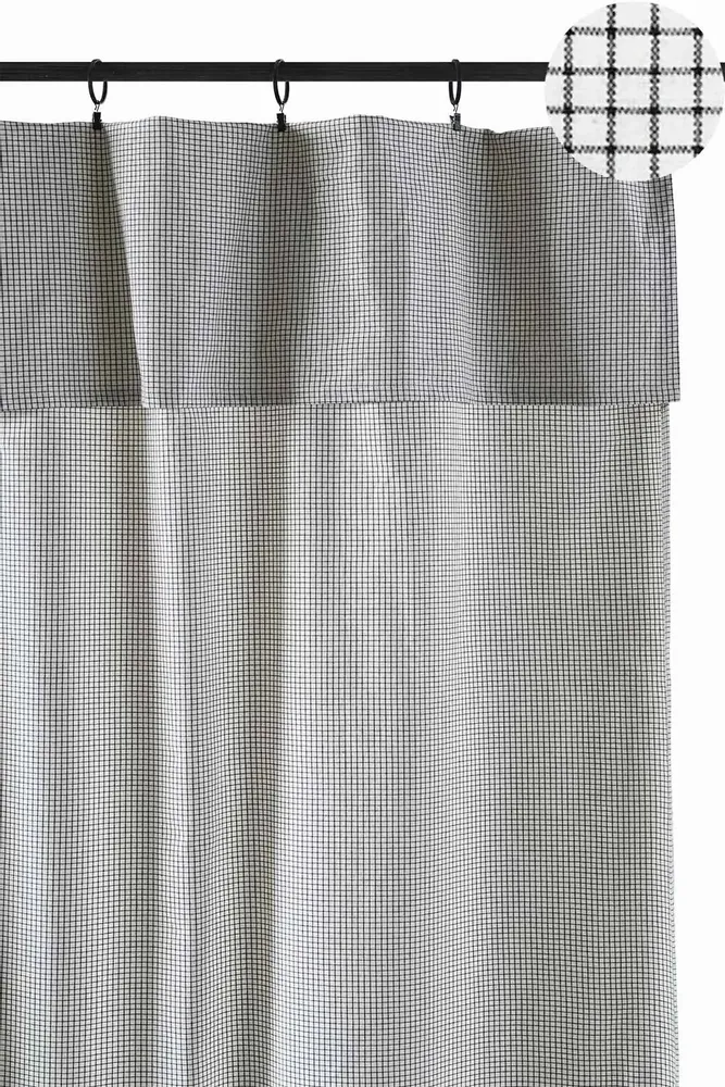 Curtains and window coverings - Gustave Curtain Gustave Caviar 280 X 140 - LA CERISE SUR LE GATEAU