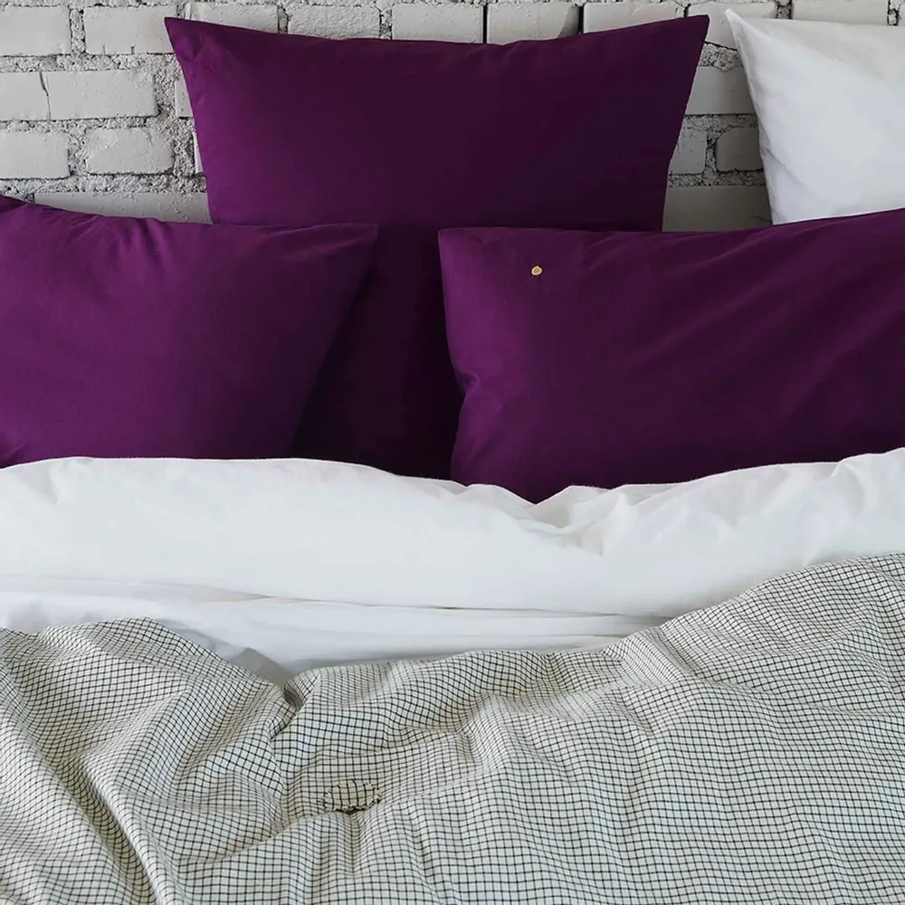 Bed linens - Céleste Pillowcase Purple rain 70 X 50 - LA CERISE SUR LE GATEAU