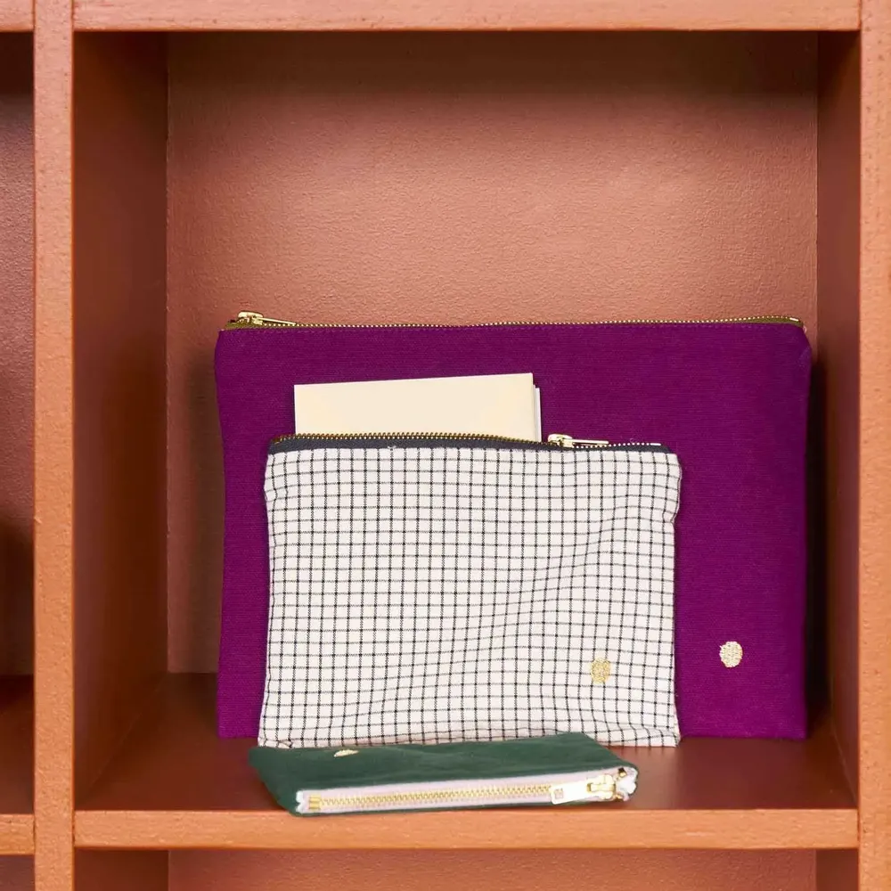 Clutches - Iona Pouch Purple rain 19 X 28 X 1 - LA CERISE SUR LE GATEAU