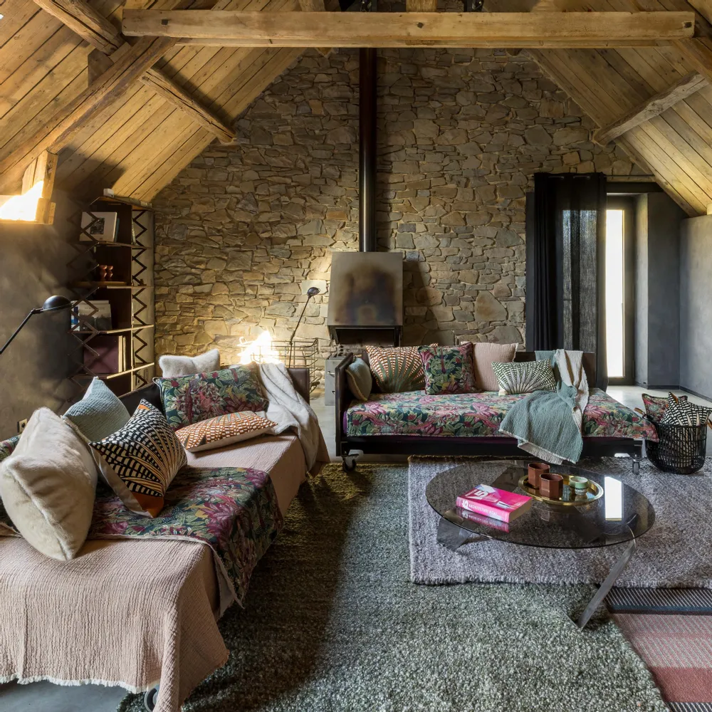 Coussins - Coussin Emilio Épicéa 45 x 45 - MAISON VIVARAISE - SDE VIVARAISE WINKLER