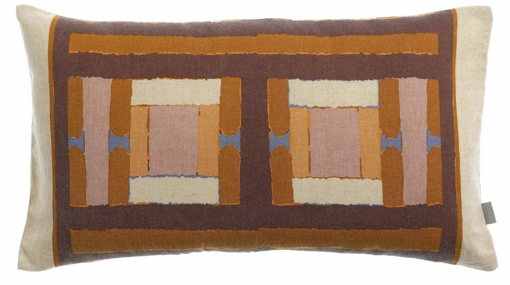 Coussins - Coussin imprimé Taho Cuivre 30 x 50 - MAISON VIVARAISE - SDE VIVARAISE WINKLER