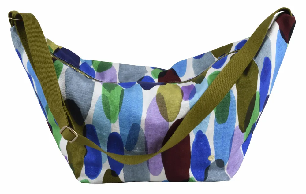 Sacs et cabas - Sac demi-lune Joy Multicolore 53 x 28 x 12 - LA CERISE SUR LE GATEAU
