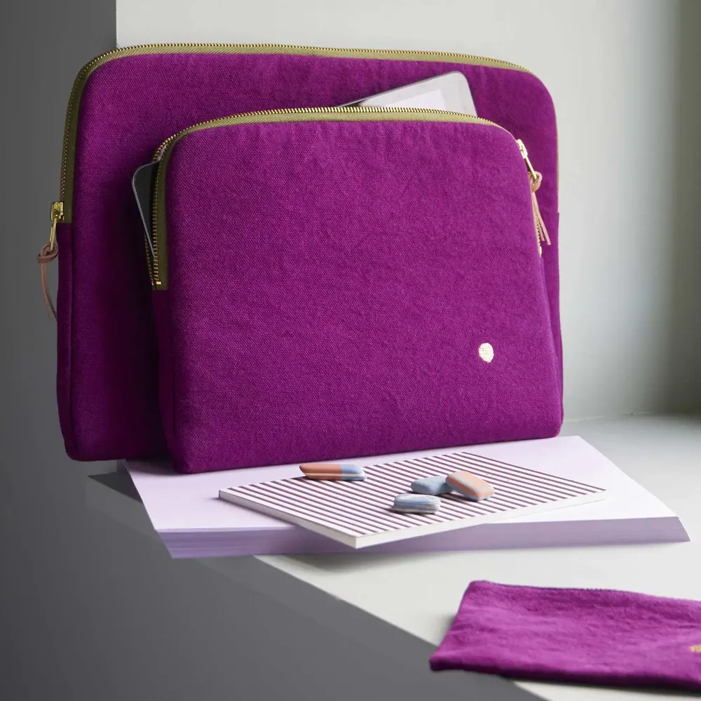 Pochettes - Housse iPad Iona Purple rain 19 x 26 x 3 - LA CERISE SUR LE GATEAU