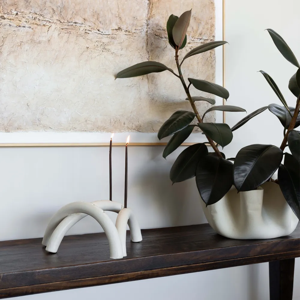 Candlesticks and candle holders - Shayna  Menorah - DUMAE