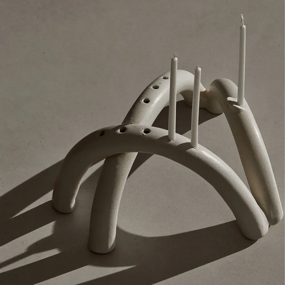 Candlesticks and candle holders - Shayna  Menorah - DUMAE