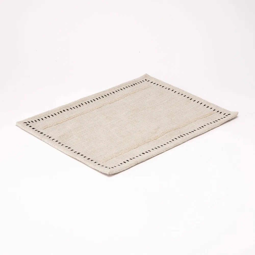 Linge de table textile - Set de 2 sets de table avec cadre - DUMAE