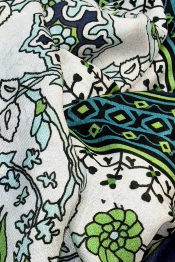 Foulards et écharpes - Bandana FELIX marine - MONSIEUR CHARLI