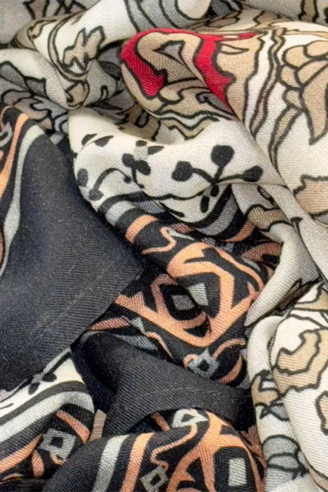 Scarves - FELIX black modal bandana - MONSIEUR CHARLI