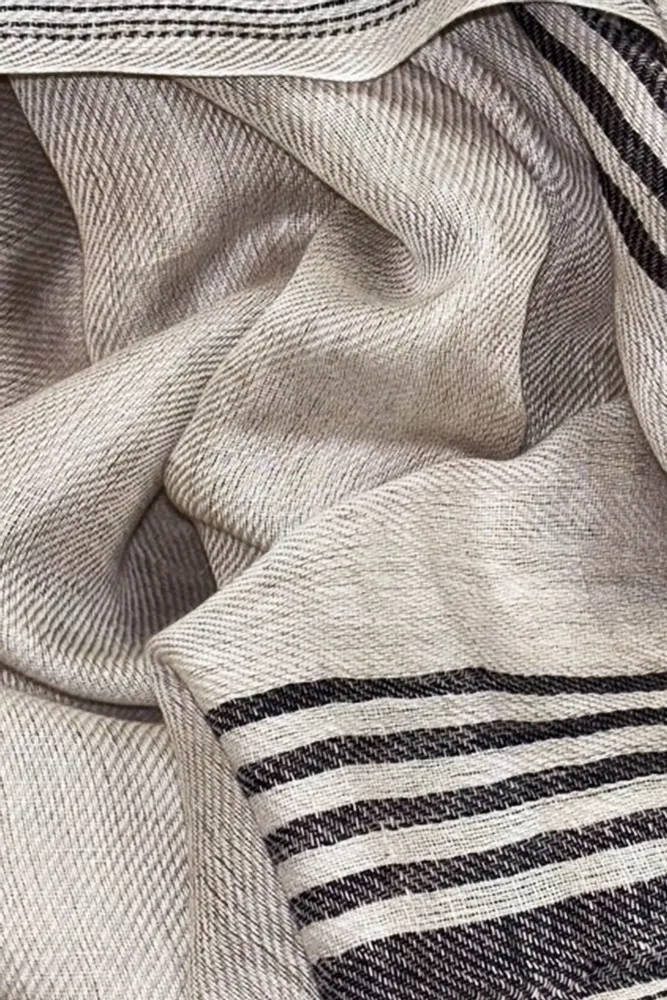 Scarves - FRANCIS linen scarf - MONSIEUR CHARLI