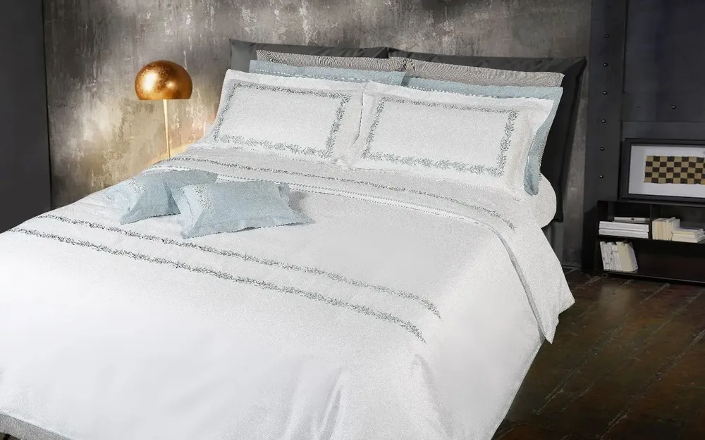 Bed linens - ALICE EMBROIDERED BED SET - VILLAFLORENCE - ITALY